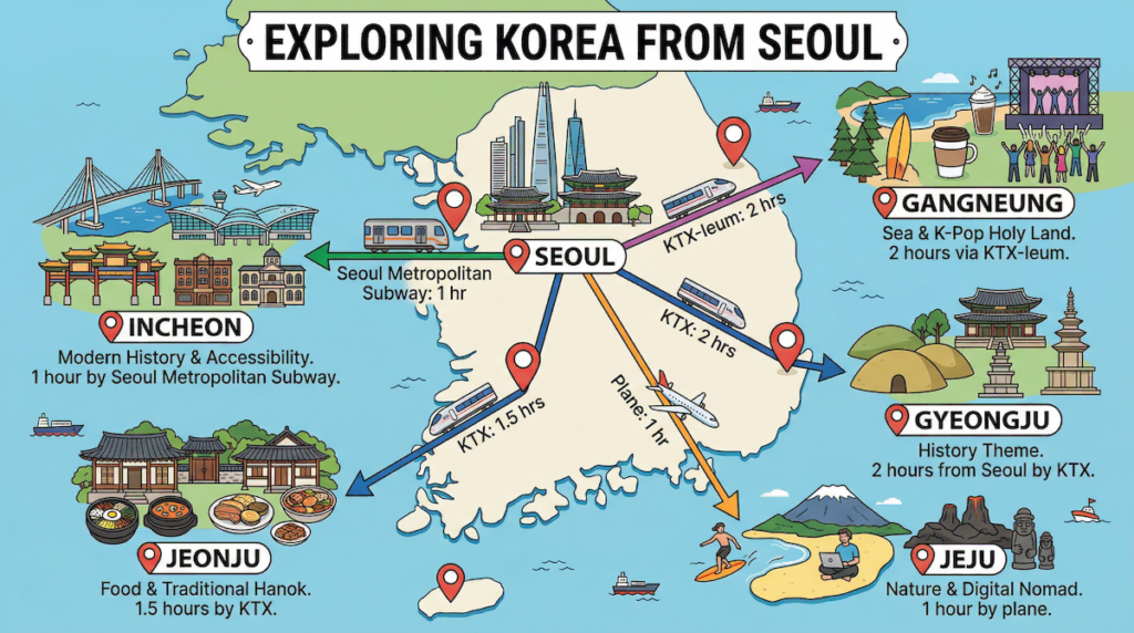 exploring korea froam seoul