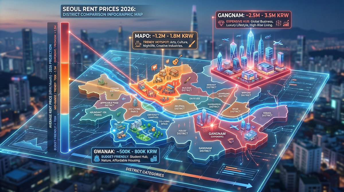 Seoul rent price